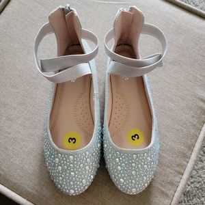 Rhinestone Ballerina Strap Ballet Flats